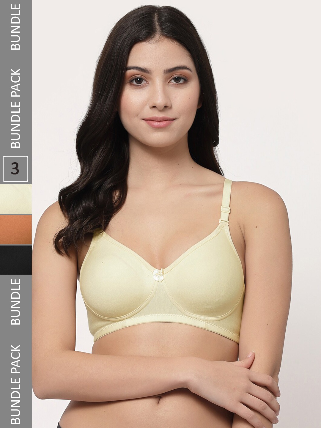 Docare Pack Of 3 Lightly Padded Full Coverage Cotton T-shirt Bra With All Day Comfort, Brown
Docare Pack Of 3 Lightly Padded Full Coverage Cotton T-shirt Bra With All Day Comfort, Brown