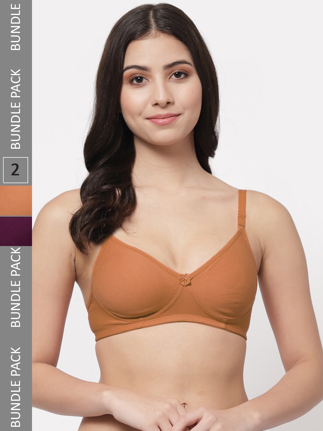 Docare Pack Of 2 Lightly Padded Full Coverage Cotton T-shirt Bra With All Day Comfort, Purple
Docare Pack Of 2 Lightly Padded Full Coverage Cotton T-shirt Bra With All Day Comfort, Purple
