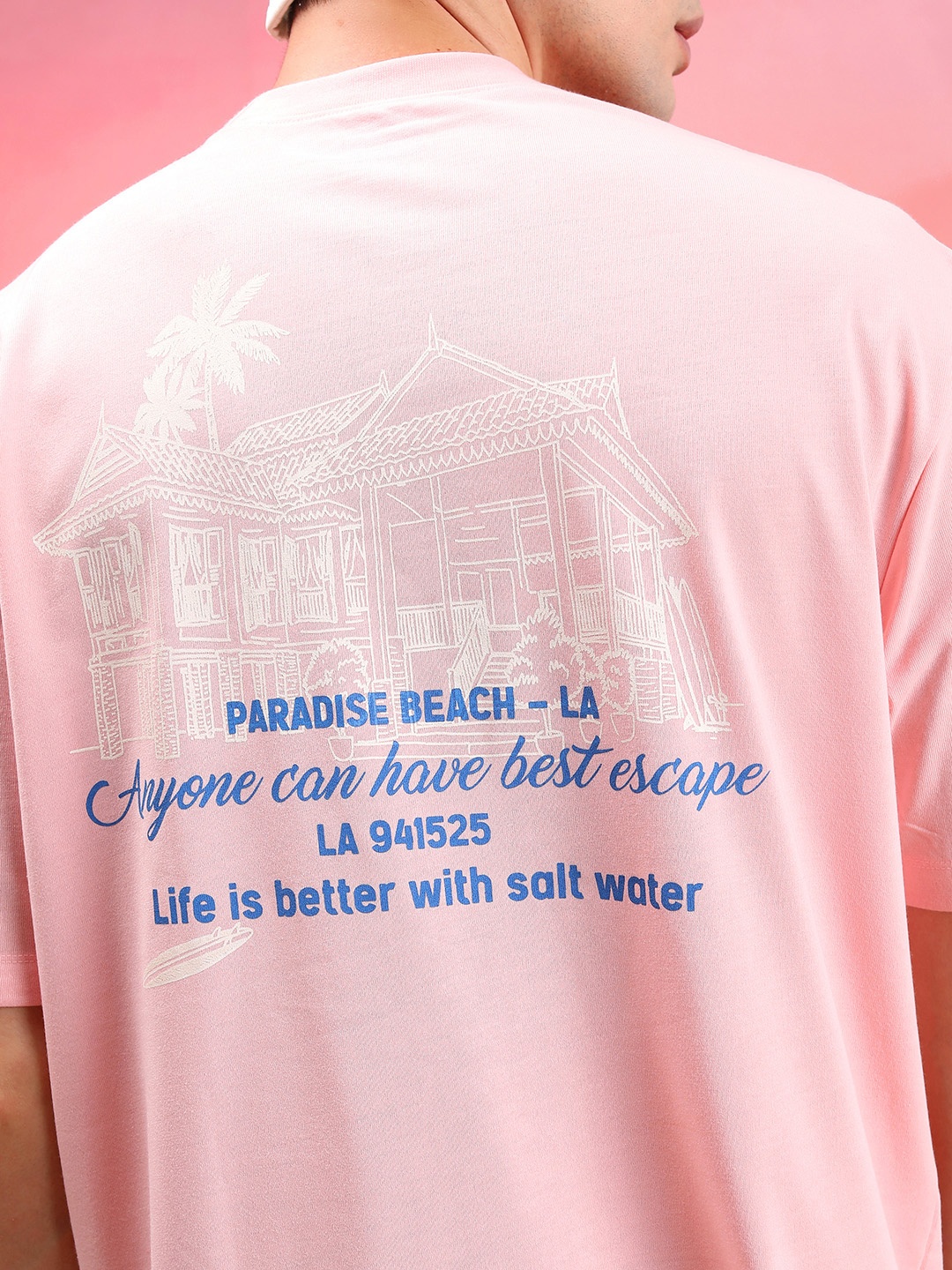 HIGHLANDER Unisex Typography Printed Drop Shoulder-Sleeves Oversized T-shirt, Pink
HIGHLANDER Unisex Typography Printed Drop Shoulder-Sleeves Oversized T-shirt, Pink