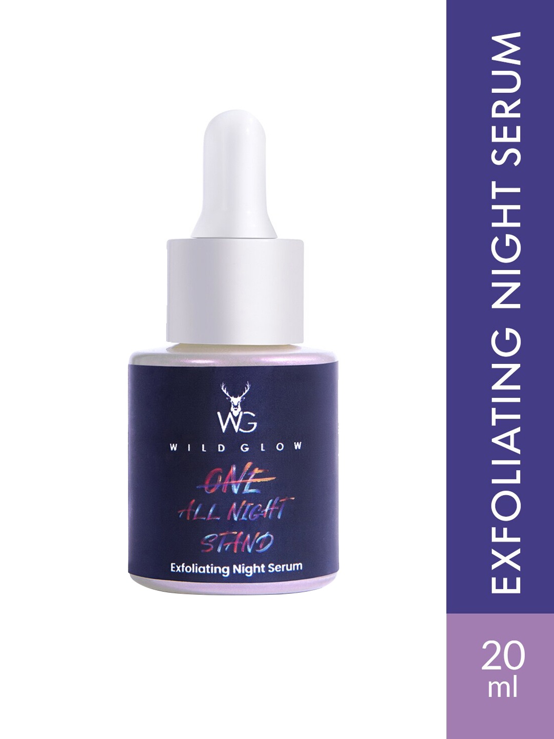 Wildglow All Night Stand Exfoliating Night Face Serum For Even Skin Tone - 20ml, Blue
Wildglow All Night Stand Exfoliating Night Face Serum For Even Skin Tone - 20ml, Blue