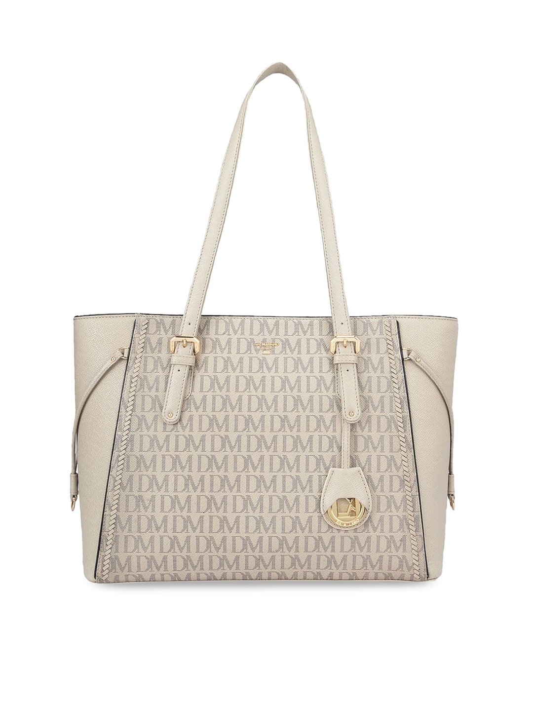 Da Milano Textured Leather Swagger Shoulder Bag, Brown