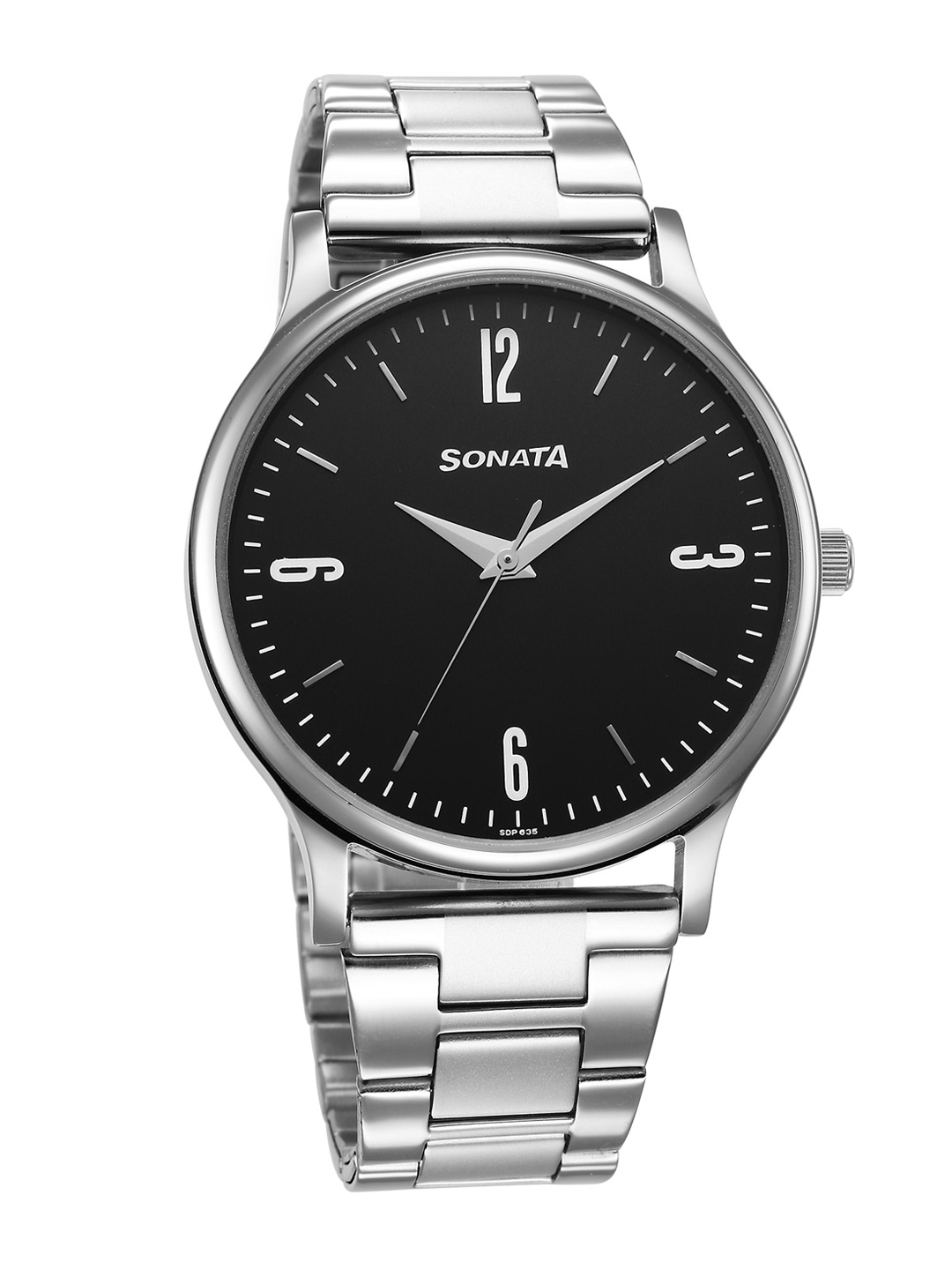 Sonata Men Brass Dial & Stainless Steel Bracelet Style Straps Analogue Watch 77105SM09W, Silver
Sonata Men Brass Dial & Stainless Steel Bracelet Style Straps Analogue Watch 77105SM09W, Silver
