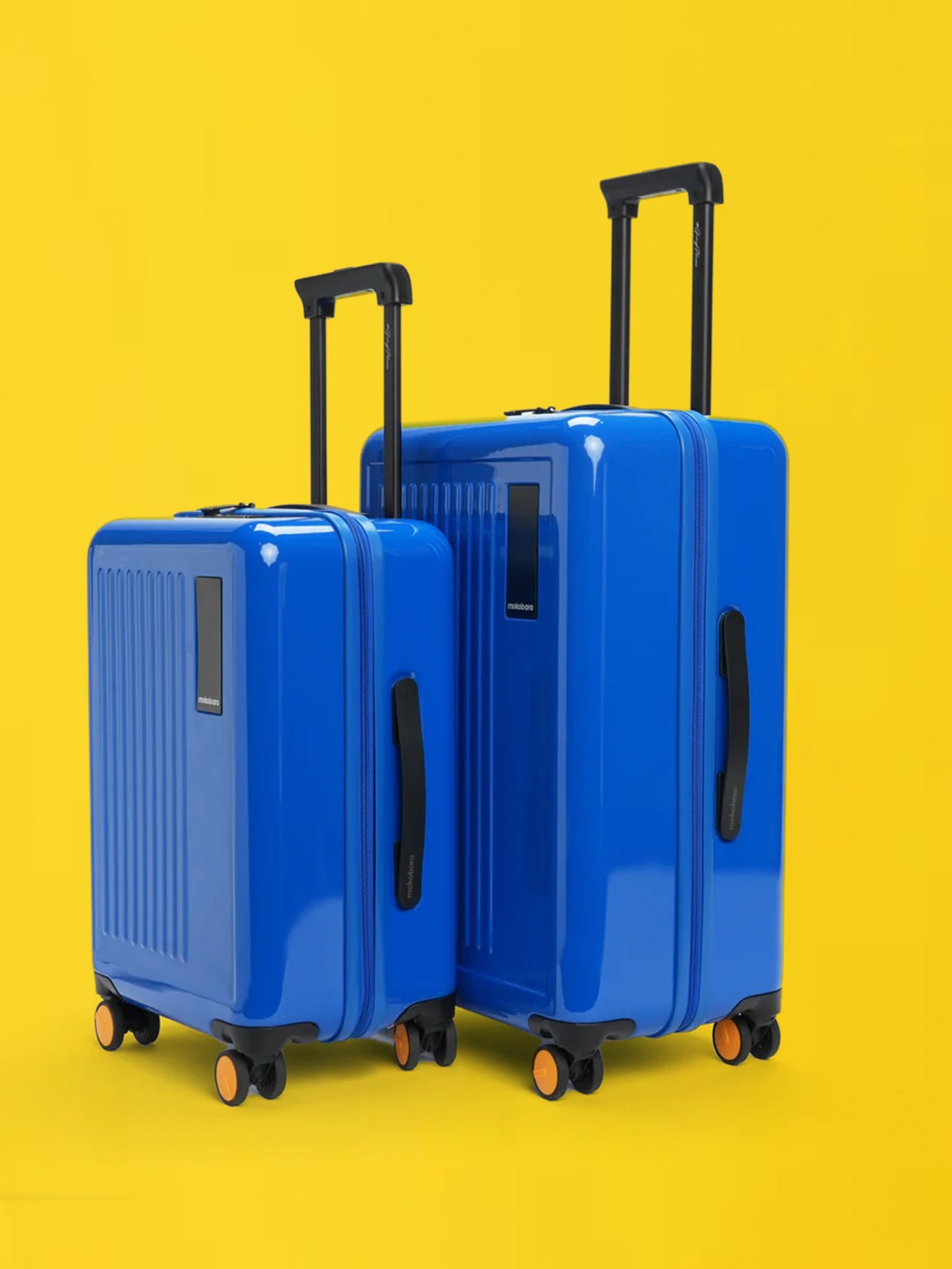 MOKOBARA The Transit Set Of 2 Textured Hard-Sided The Cabin & The Medium Trolley Bags, Blue
MOKOBARA The Transit Set Of 2 Textured Hard-Sided The Cabin & The Medium Trolley Bags, Blue