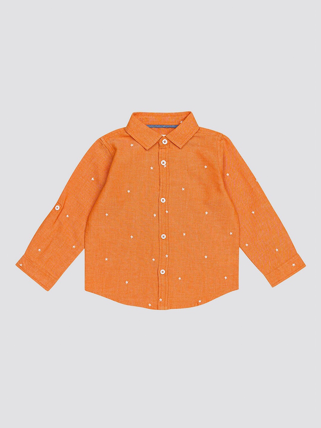 H By Hamleys Boys Conversational Embroidered Spread Collar Pure Cotton Casual Shirt, Orange
H By Hamleys Boys Conversational Embroidered Spread Collar Pure Cotton Casual Shirt, Orange
