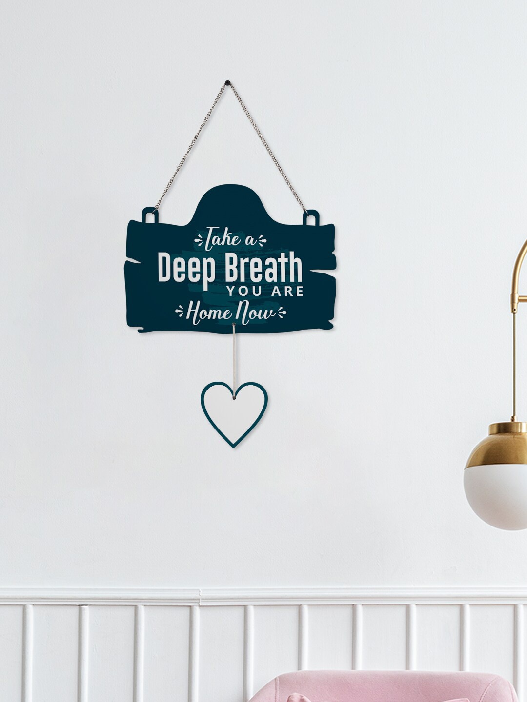 Crazy Corner Blue & White Wood Take a Deep Breath You Are Home Now Printed Wall Hanging
Crazy Corner Blue & White Wood Take a Deep Breath You Are Home Now Printed Wall Hanging