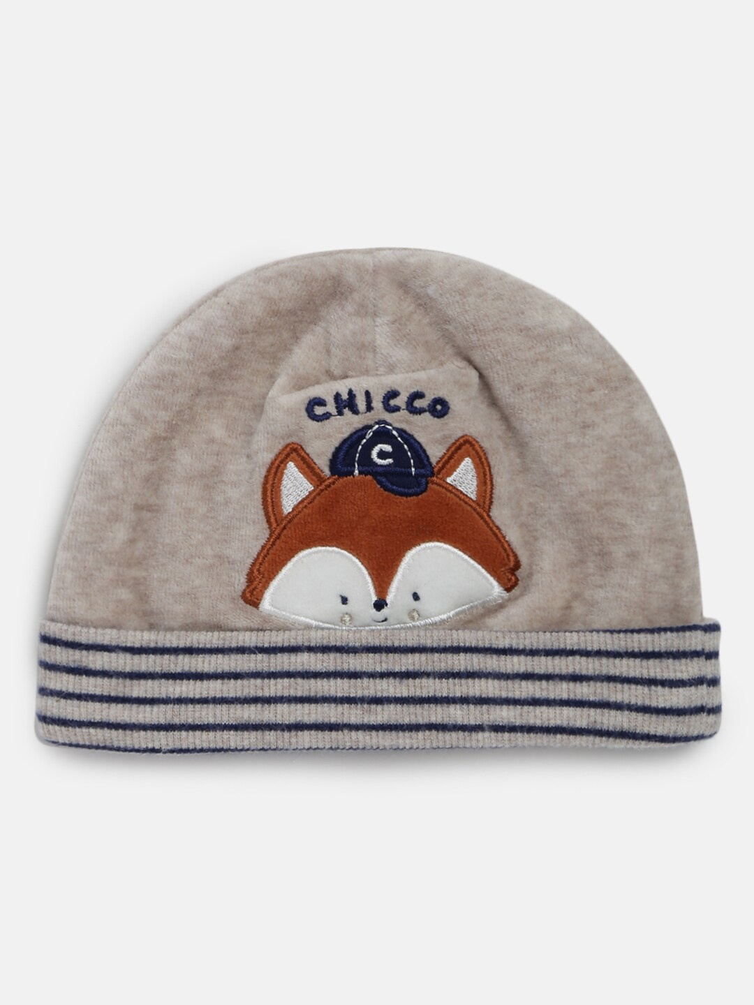 Chicco Boys Printed Beanie, Beige