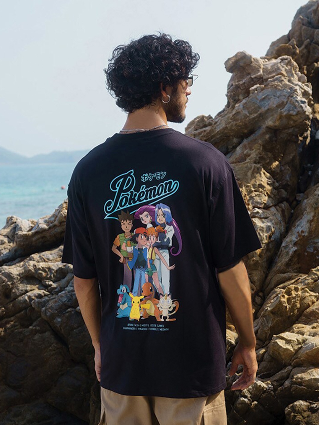 Bonkers Corner Black Pokemon Printed Drop-Shoulder Sleeves Oversized Cotton T-shirt
Bonkers Corner Black Pokemon Printed Drop-Shoulder Sleeves Oversized Cotton T-shirt