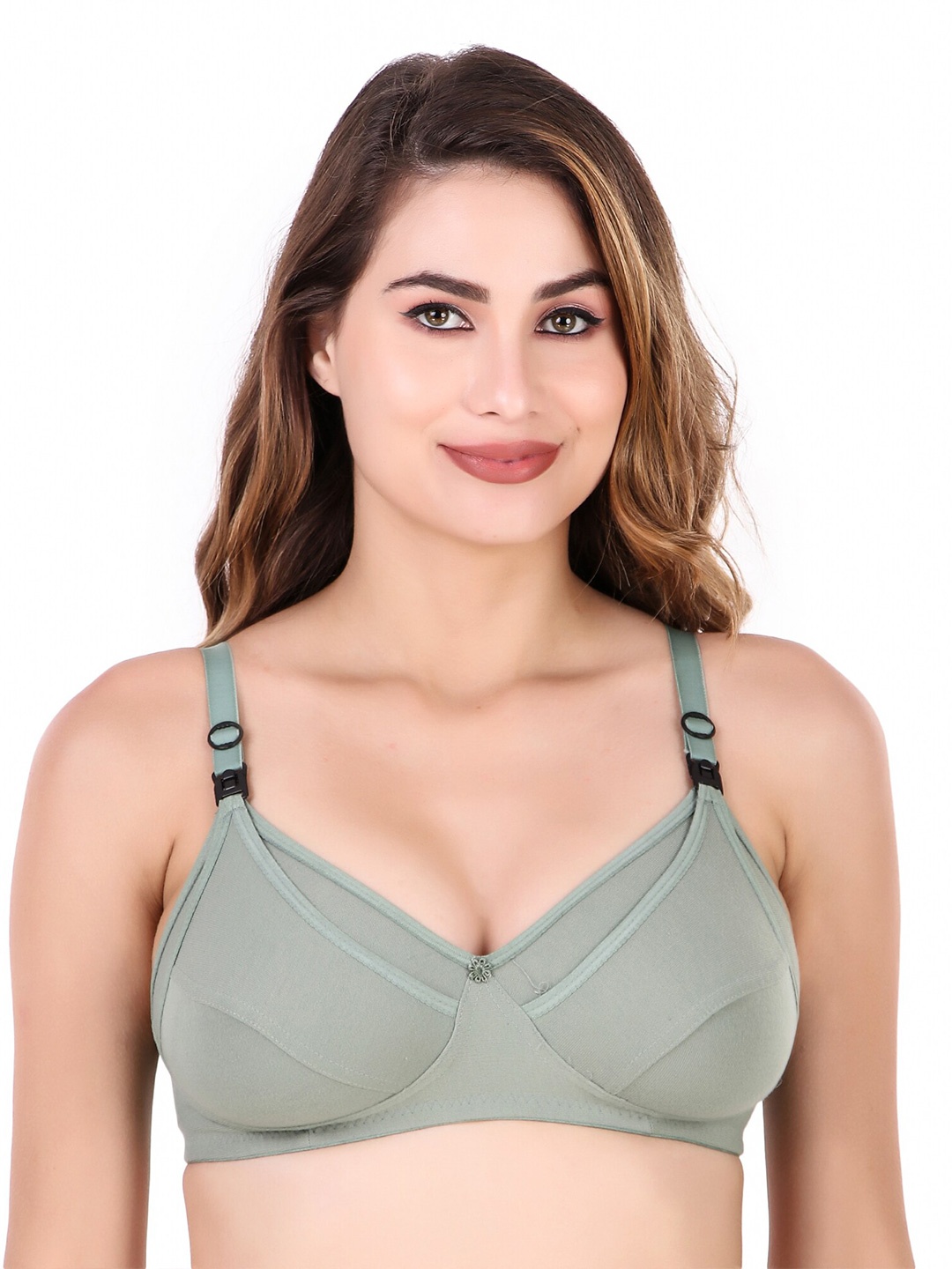 Extoes Full Coverage Cut & Sew non Padded Cotton Bra With Maternity Day Comfort, Green
Extoes Full Coverage Cut & Sew non Padded Cotton Bra With Maternity Day Comfort, Green