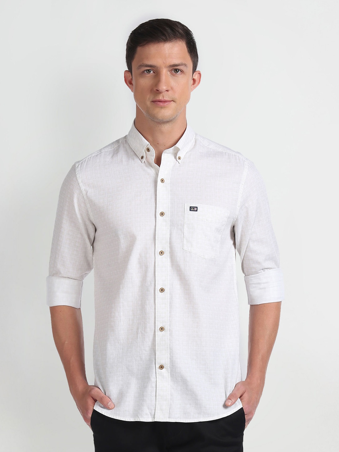 Arrow Sport Slim Fit Geometric Printed Button Down Collar Pure Cotton Casual Shirt, White
Arrow Sport Slim Fit Geometric Printed Button Down Collar Pure Cotton Casual Shirt, White