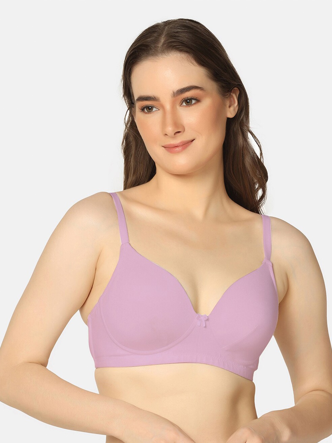 Curvy Love Seamless Lightly Padded Medium Coverage All Day Comfort T Shirt Bra, Purple
Curvy Love Seamless Lightly Padded Medium Coverage All Day Comfort T Shirt Bra, Purple