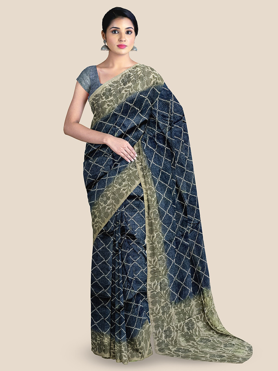 The Chennai Silks Woven Design Saree, Grey 
The Chennai Silks Woven Design Saree, Grey