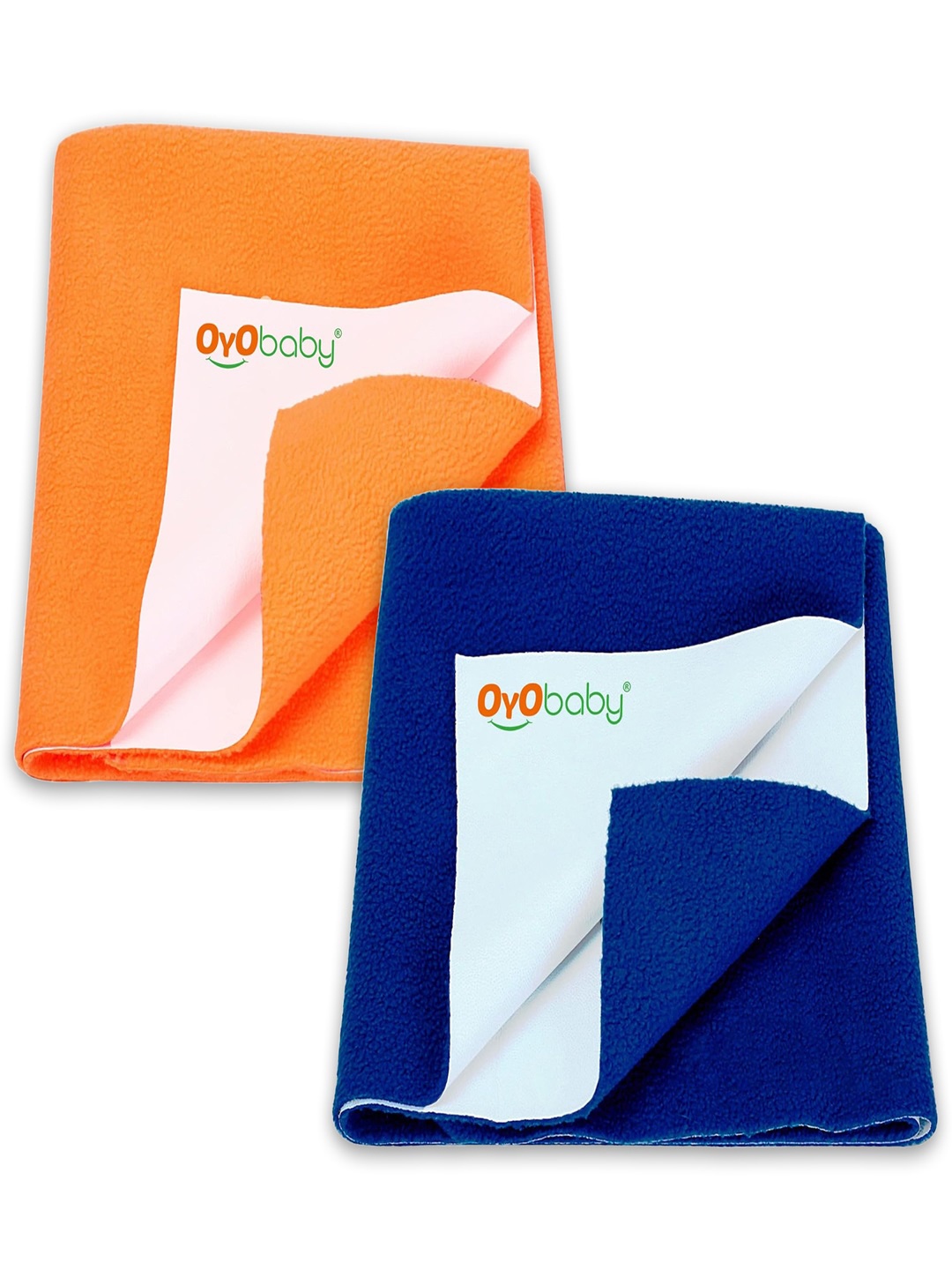 OyO Baby Pack of 2 Royal Blue & Peach Waterproof Dry sheet Polycotton Mattress Protector
OyO Baby Pack of 2 Royal Blue & Peach Waterproof Dry sheet Polycotton Mattress Protector