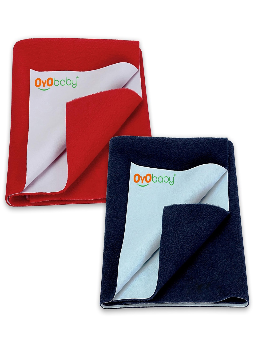 OyO Baby Pack of 2 Blue & Red Waterproof Dry sheet Polycotton Mattress Protector, Navy blue
OyO Baby Pack of 2 Blue & Red Waterproof Dry sheet Polycotton Mattress Protector, Navy blue