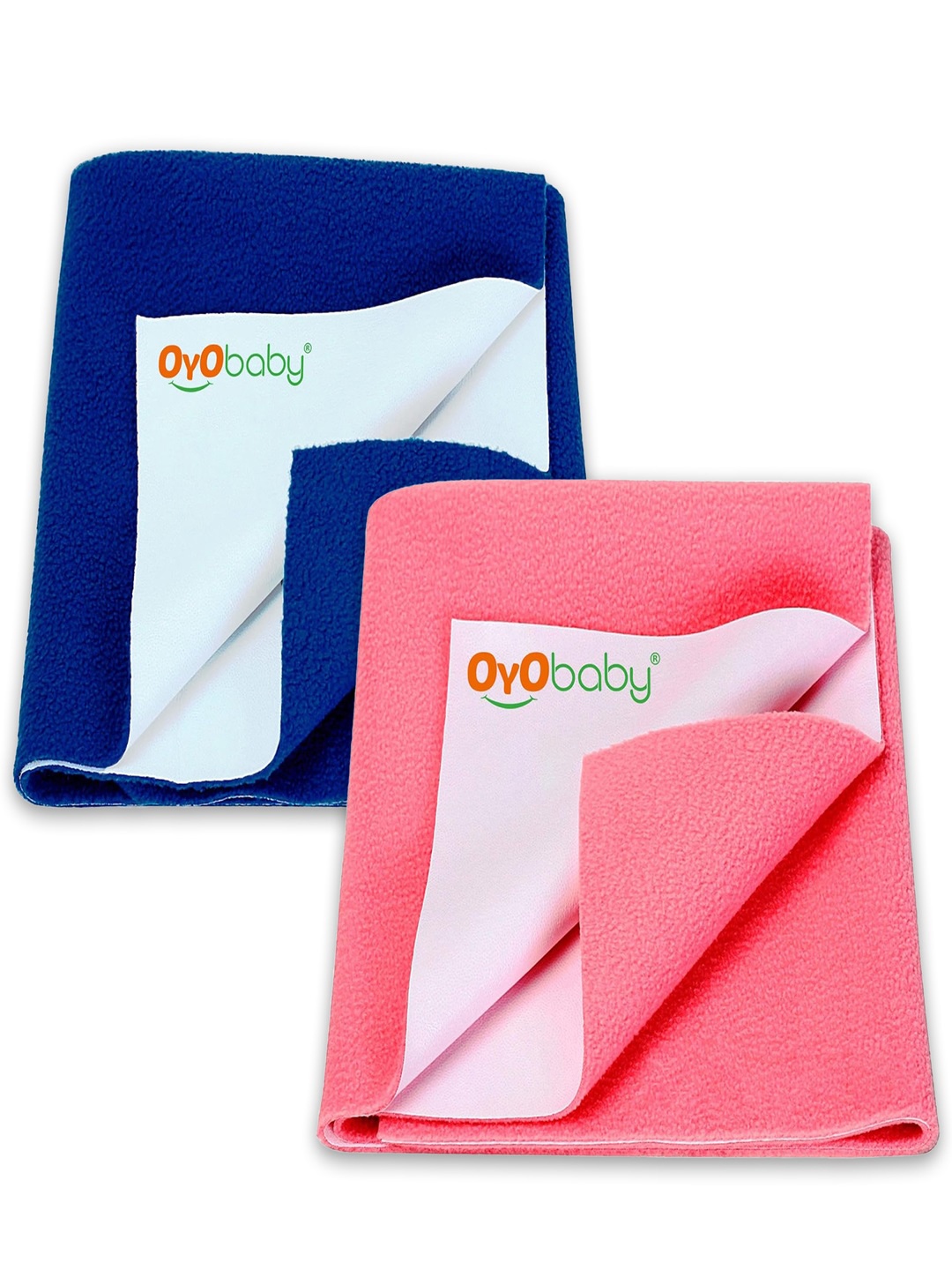 OyO Baby Pack of 2 Salmon Rose & Royal Blue Waterproof Dry sheet & Mattress Protector, Navy blue
OyO Baby Pack of 2 Salmon Rose & Royal Blue Waterproof Dry sheet & Mattress Protector, Navy blue