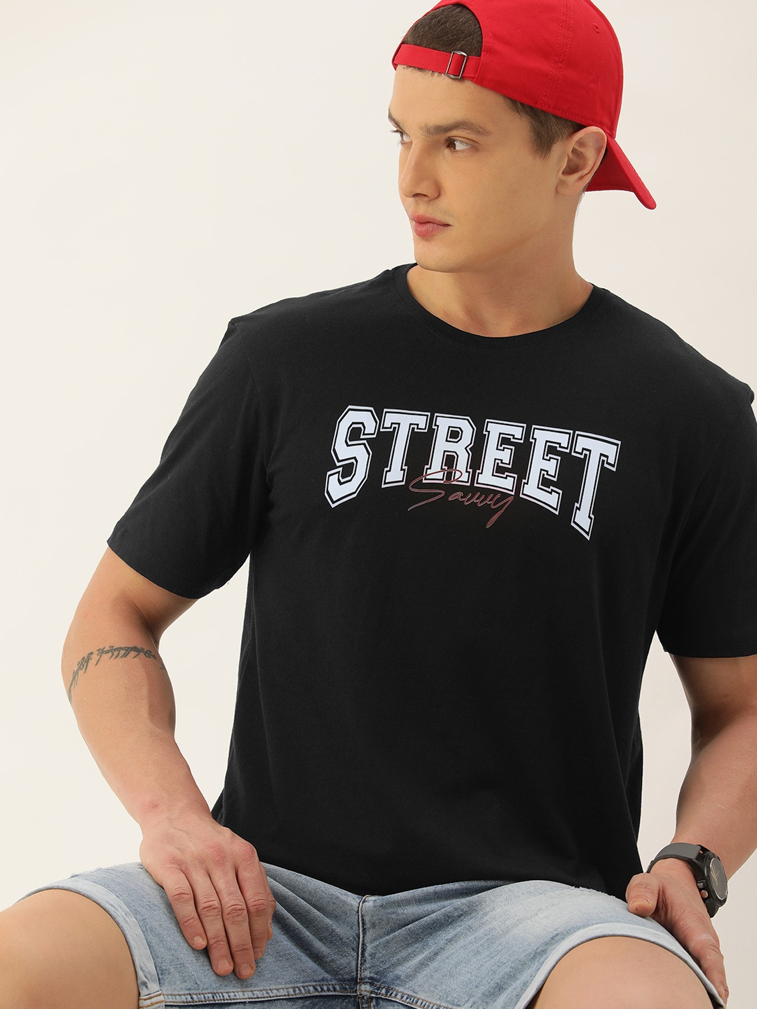 Kook N Keech Men Typography Printed Oversized Drop-Shoulder Sleeves Pure Cotton T-shirt, Black
Kook N Keech Men Typography Printed Oversized Drop-Shoulder Sleeves Pure Cotton T-shirt, Black