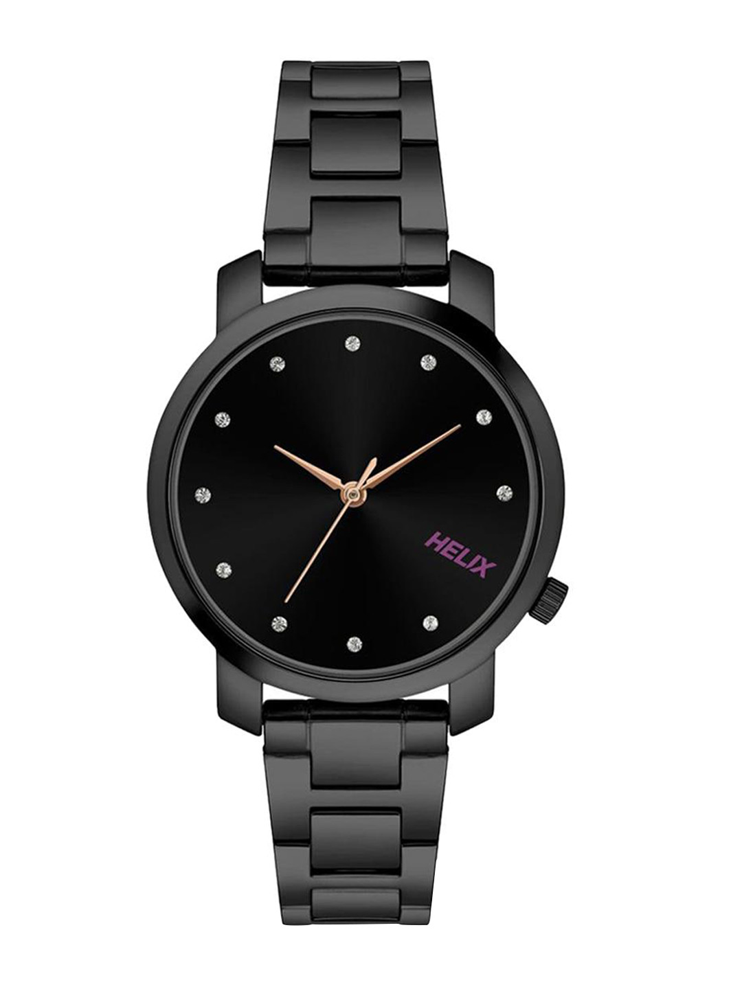 Helix Women Stainless Steel Bracelet Style Straps Analogue Watch TW032HL35, Black
Helix Women Stainless Steel Bracelet Style Straps Analogue Watch TW032HL35, Black