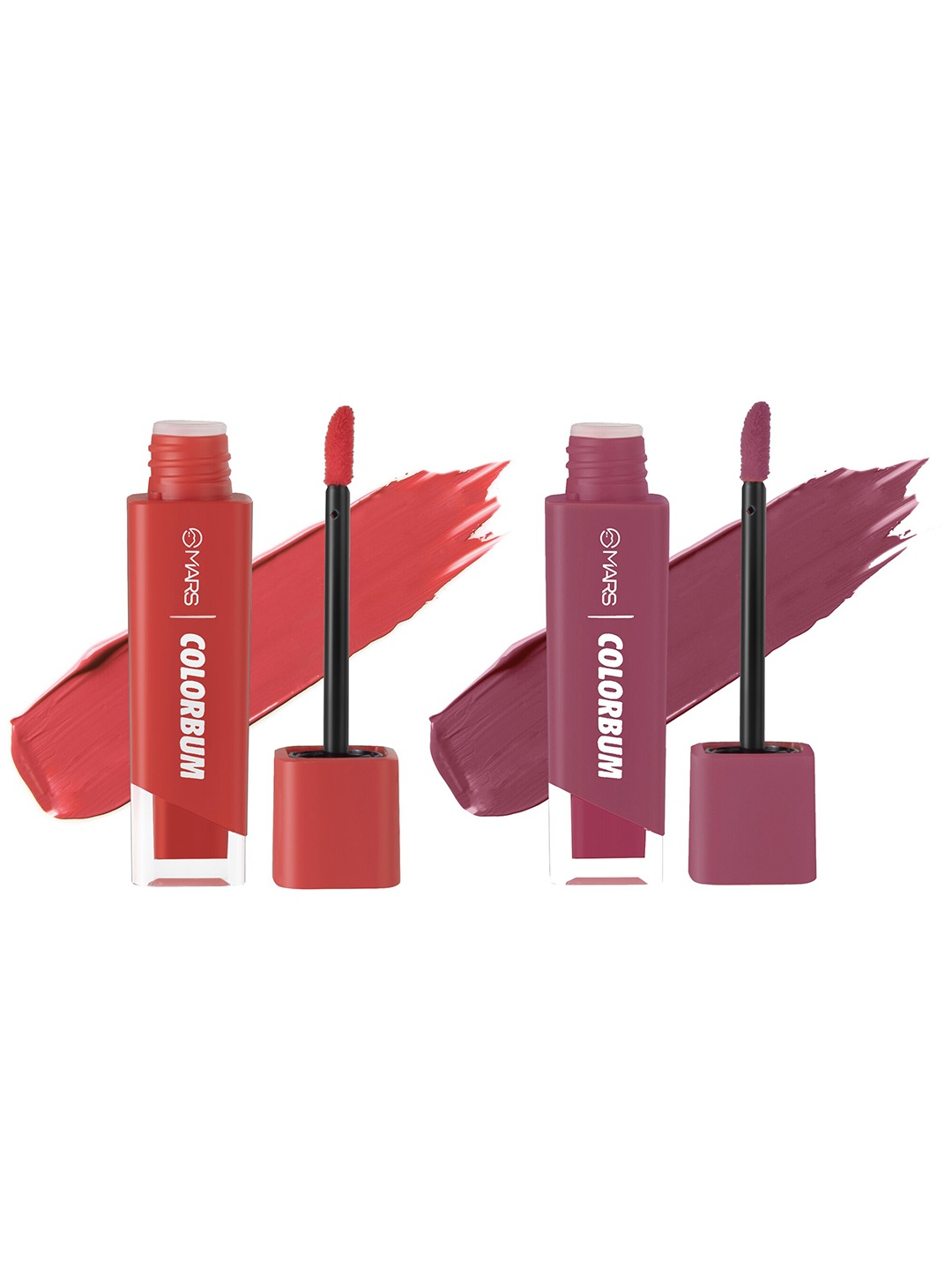 MARS Colorbum Set Of 2 Liquid Matte Lipstick-5.5ml Each -Crimson Chennai-Fuschia Florence, Multi
MARS Colorbum Set Of 2 Liquid Matte Lipstick-5.5ml Each -Crimson Chennai-Fuschia Florence, Multi