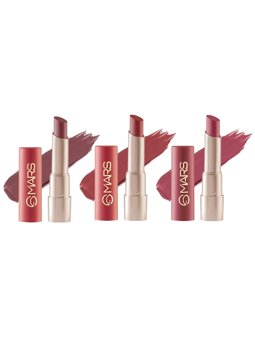 MARS Creamy Matte Highly Pigmented Lipstick-3.2gEach-Dandiya04-BihuBliss05-Bhangra Bloom06, Multi
MARS Creamy Matte Highly Pigmented Lipstick-3.2gEach-Dandiya04-BihuBliss05-Bhangra Bloom06, Multi