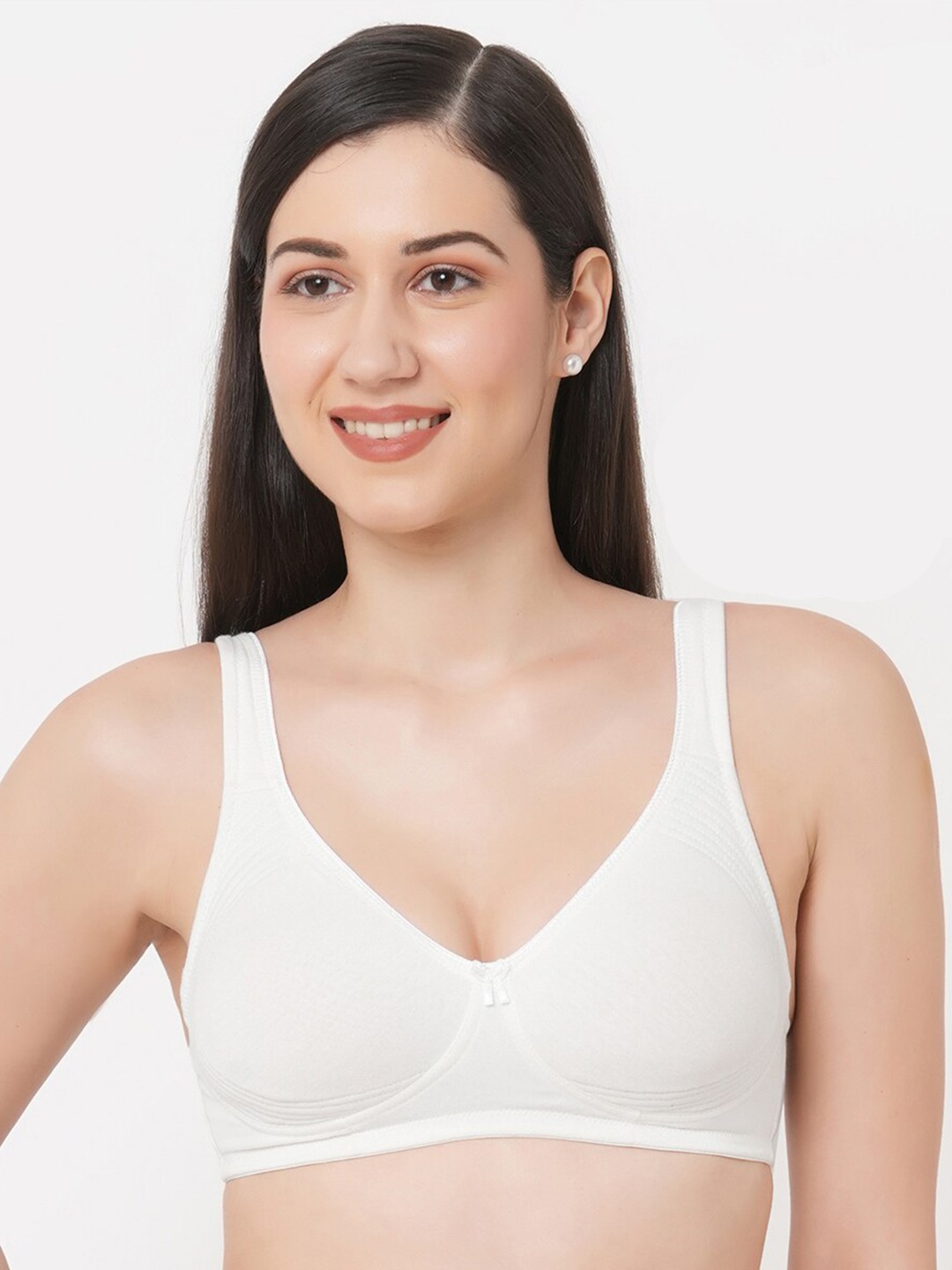 Inner Sense Seamless Non Padded Anti Microbial Anti Odour Super Support T Shirt Bra, White
Inner Sense Seamless Non Padded Anti Microbial Anti Odour Super Support T Shirt Bra, White