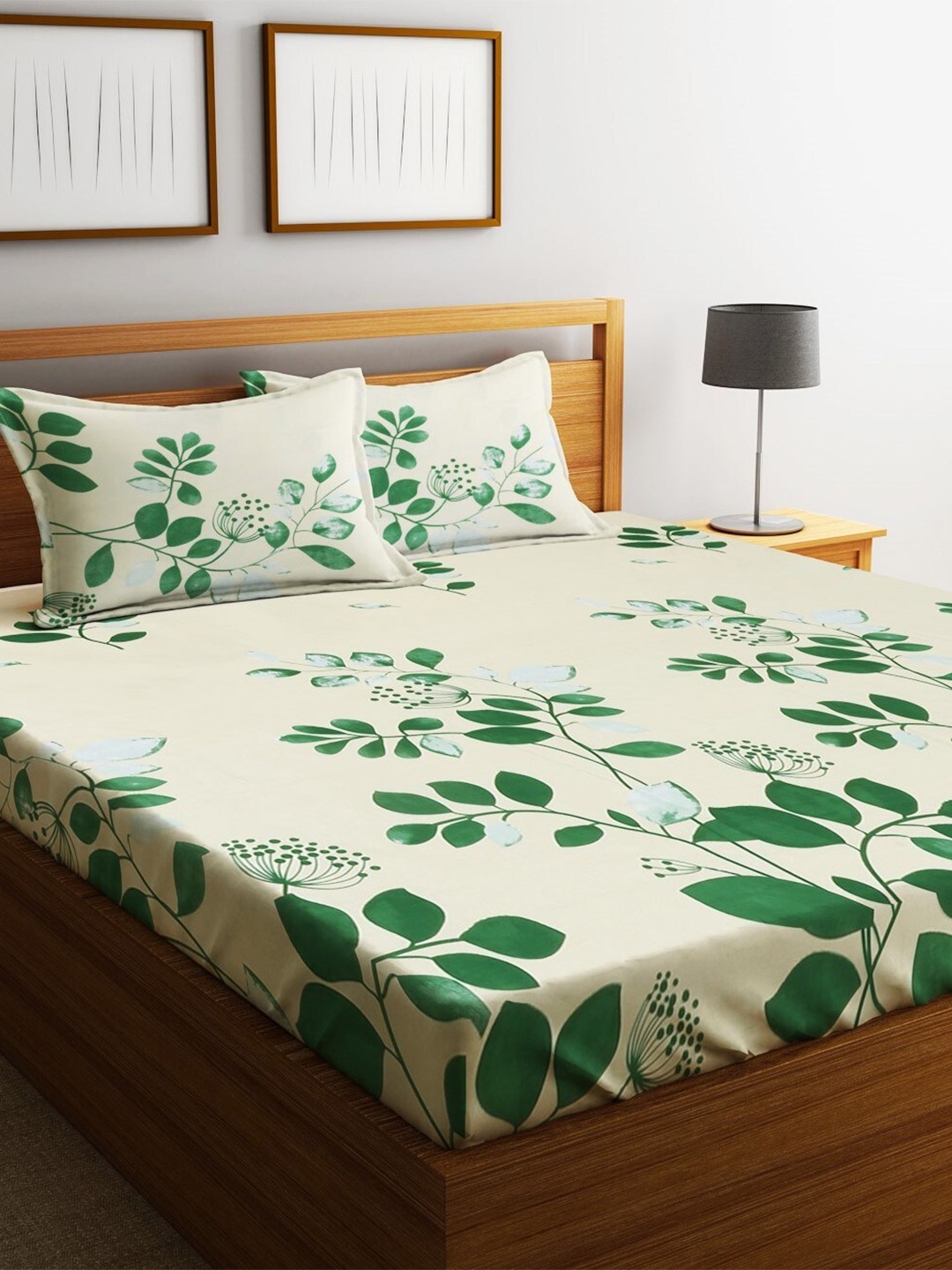 Home Sizzler Green Floral Microfibre 210 TC Microfibre Queen Bedsheet With 2 Pillow Covers
Home Sizzler Green Floral Microfibre 210 TC Microfibre Queen Bedsheet With 2 Pillow Covers
