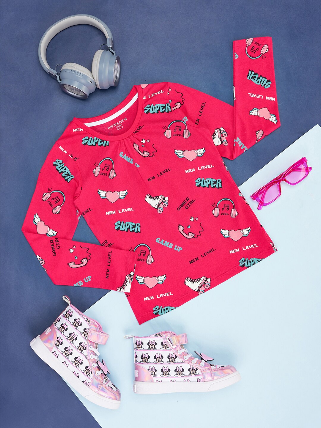 Pantaloons Junior Girls Conversational Printed Round Neck Cotton T-shirt, Red
Pantaloons Junior Girls Conversational Printed Round Neck Cotton T-shirt, Red