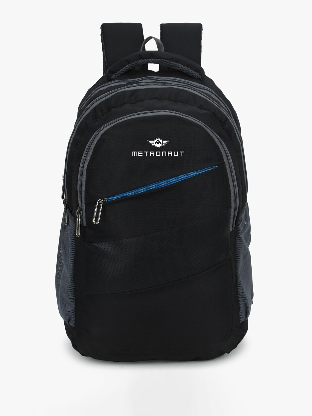 Metronaut Unisex Brand Logo Backpack, Black