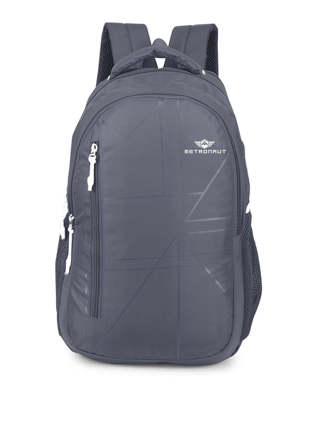 Metronaut Unisex Brand Logo Backpack, Grey