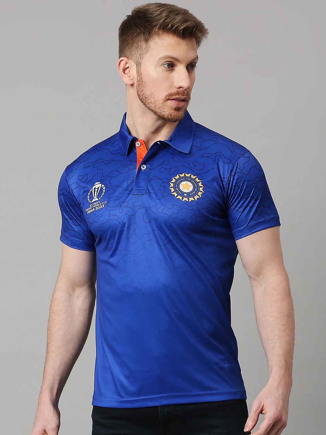 FanCode Sports & Team Jersey Printed Polo Collar Moisture Wicking T-shirt, Blue
FanCode Sports & Team Jersey Printed Polo Collar Moisture Wicking T-shirt, Blue
