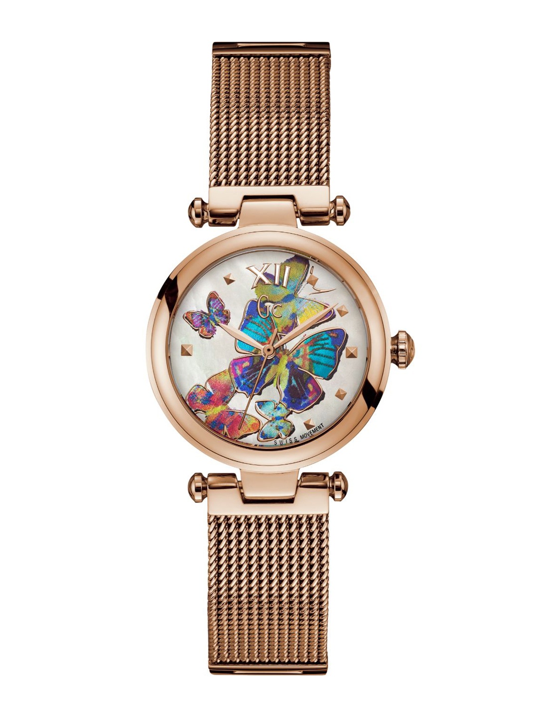 GC Women Printed Stainless Steel Bracelet Style Straps Analogue Watch-Y31011L1, Rose gold
GC Women Printed Stainless Steel Bracelet Style Straps Analogue Watch-Y31011L1, Rose gold