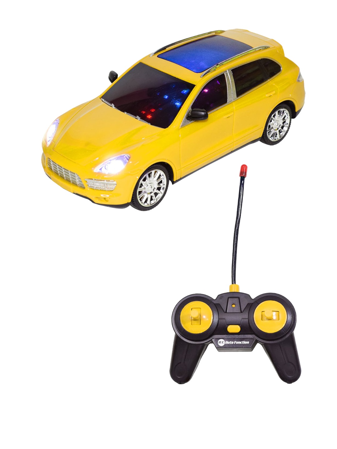 WISHKEY Kids Remote Control Car with Automatic Drive Function 5 Channel Remote Control Car, Yellow
WISHKEY Kids Remote Control Car with Automatic Drive Function 5 Channel Remote Control Car, Yellow