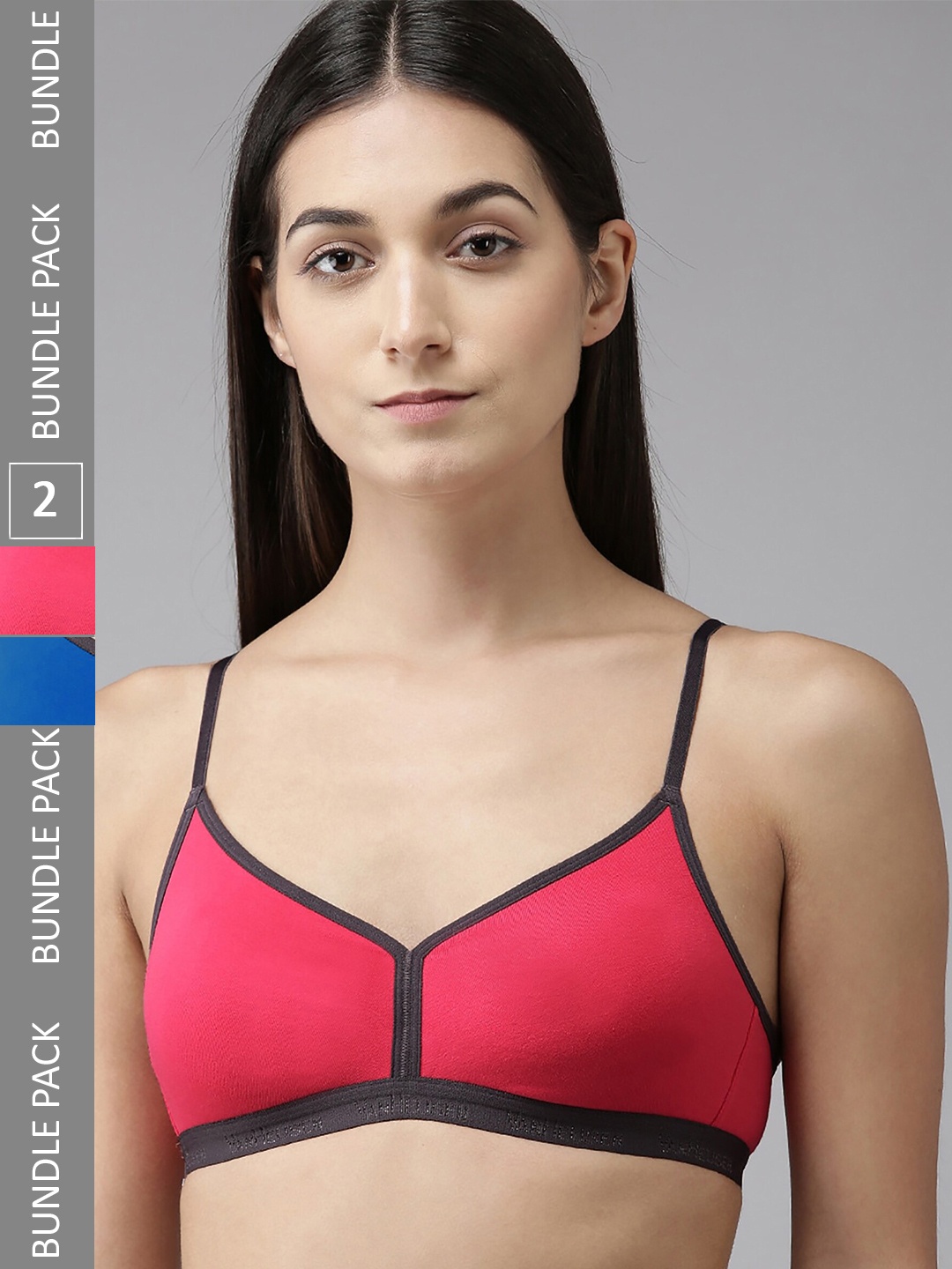 AROUSY Pack Of 2 Non Padded Full Coverage 360 Degree Support Seamless Cotton Minimizer Bra, Red
AROUSY Pack Of 2 Non Padded Full Coverage 360 Degree Support Seamless Cotton Minimizer Bra, Red