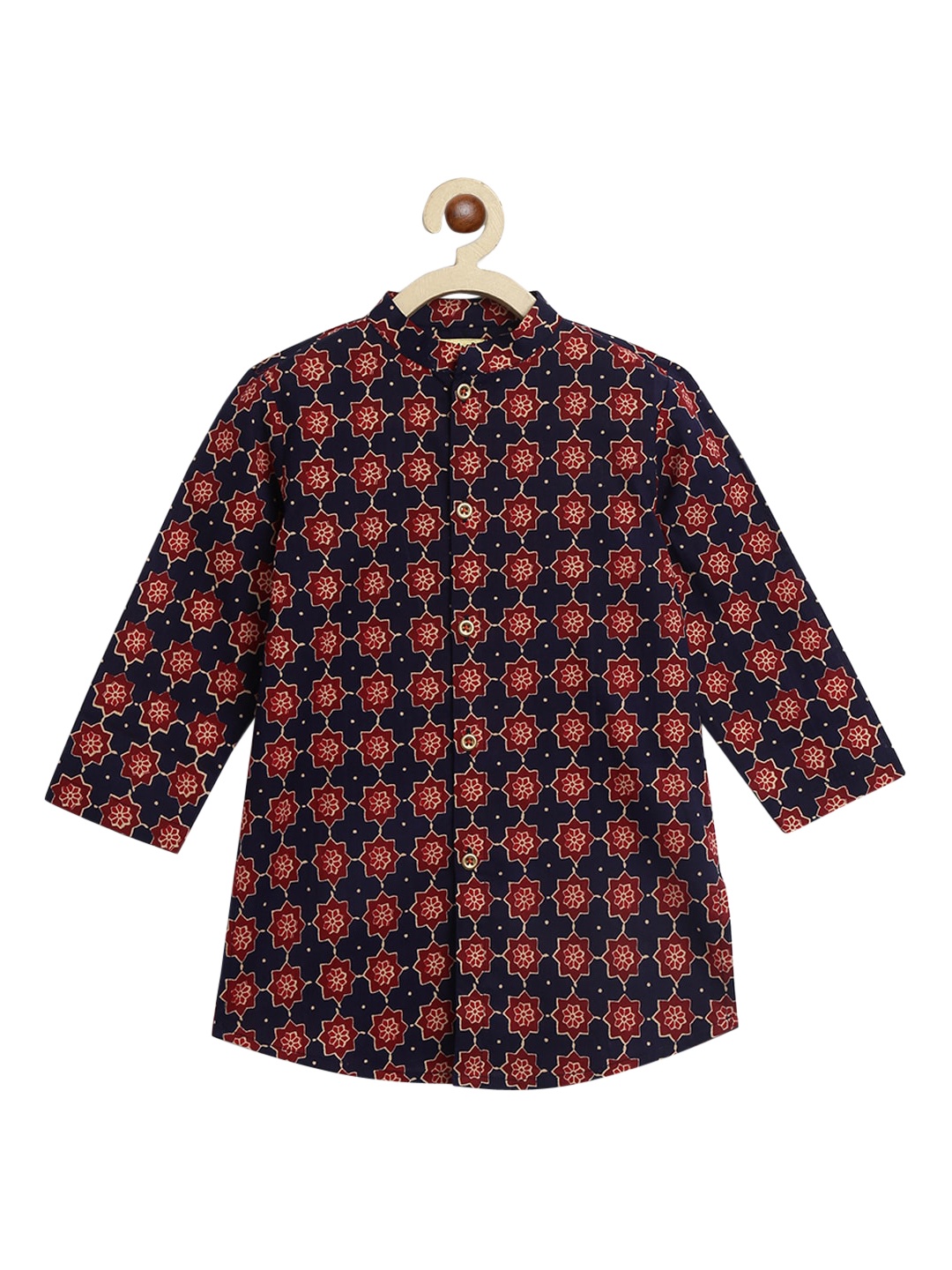 Tiber Taber Boys Ethnic Motifs Printed Regular Pure Cotton Kurta With Trousers, Blue
Tiber Taber Boys Ethnic Motifs Printed Regular Pure Cotton Kurta With Trousers, Blue