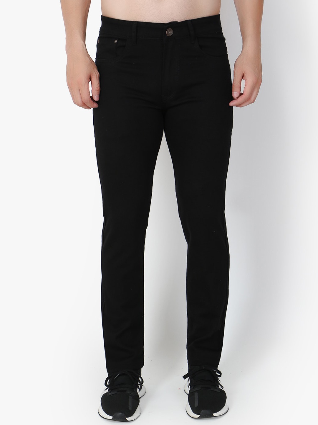 VIOSFAIRA Men Urban Slim Straight Fit Clean Look Stretchable Organic Cotton Jeans, Black
VIOSFAIRA Men Urban Slim Straight Fit Clean Look Stretchable Organic Cotton Jeans, Black