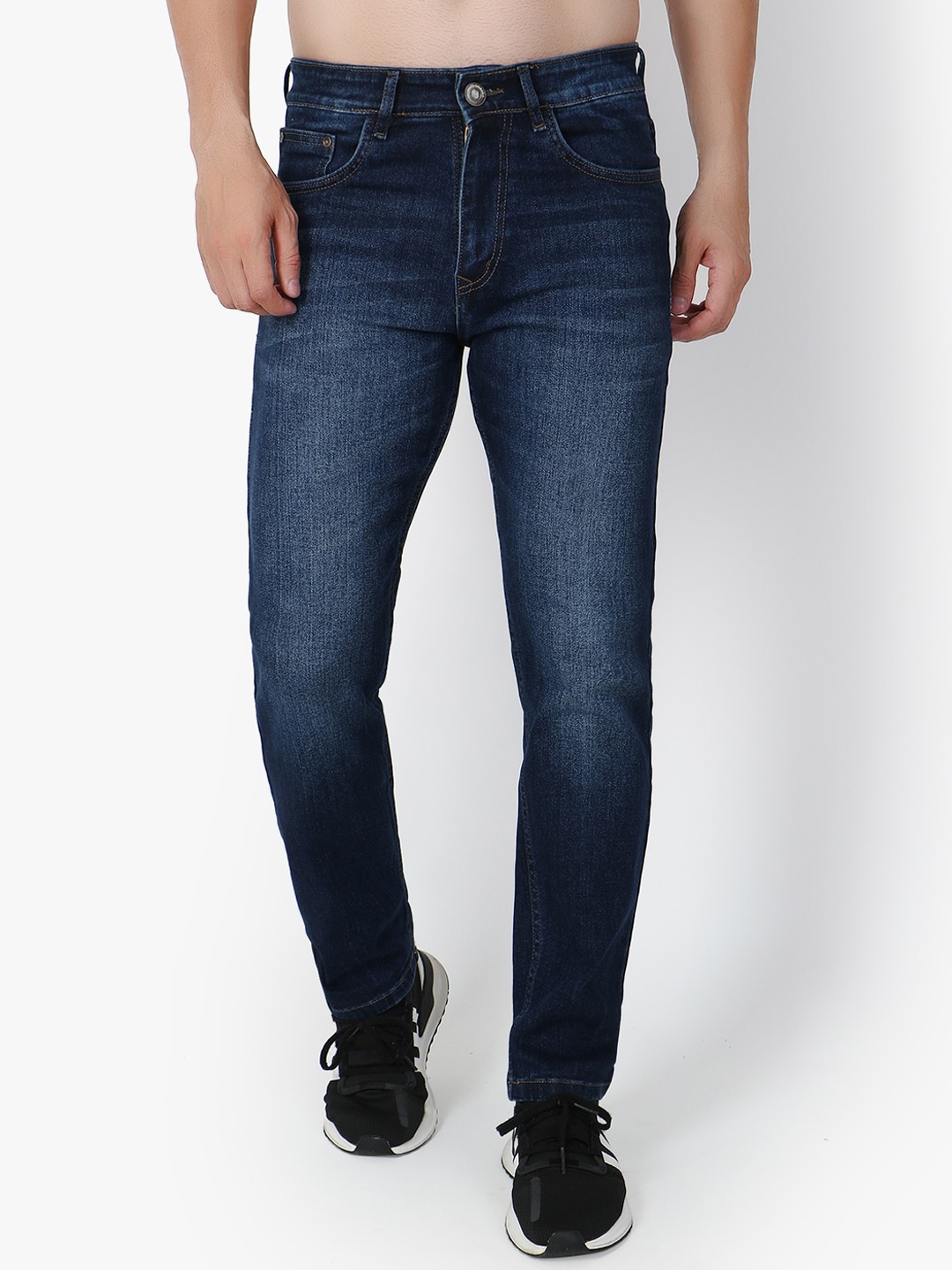 VIOSFAIRA Men Urban Slim Straight Fit Light Fade Stretchable Organic Cotton Jeans, Blue
VIOSFAIRA Men Urban Slim Straight Fit Light Fade Stretchable Organic Cotton Jeans, Blue