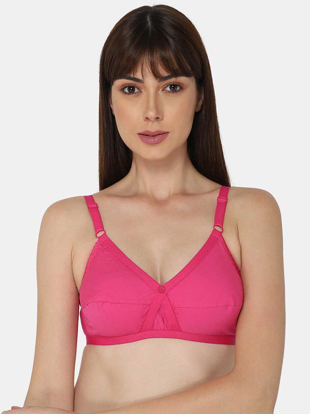 NAIDU HALL Non Padded Full Coverage Pure Cotton Everyday Bra With All Day Comfort, Pink
NAIDU HALL Non Padded Full Coverage Pure Cotton Everyday Bra With All Day Comfort, Pink