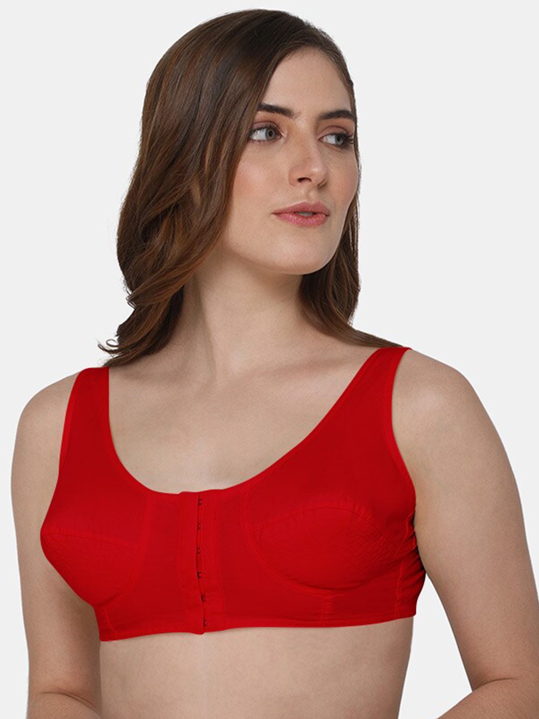 NAIDU HALL Non Padded Full Coverage Pure Cotton Everyday Bra With All Day Comfort, Red
NAIDU HALL Non Padded Full Coverage Pure Cotton Everyday Bra With All Day Comfort, Red