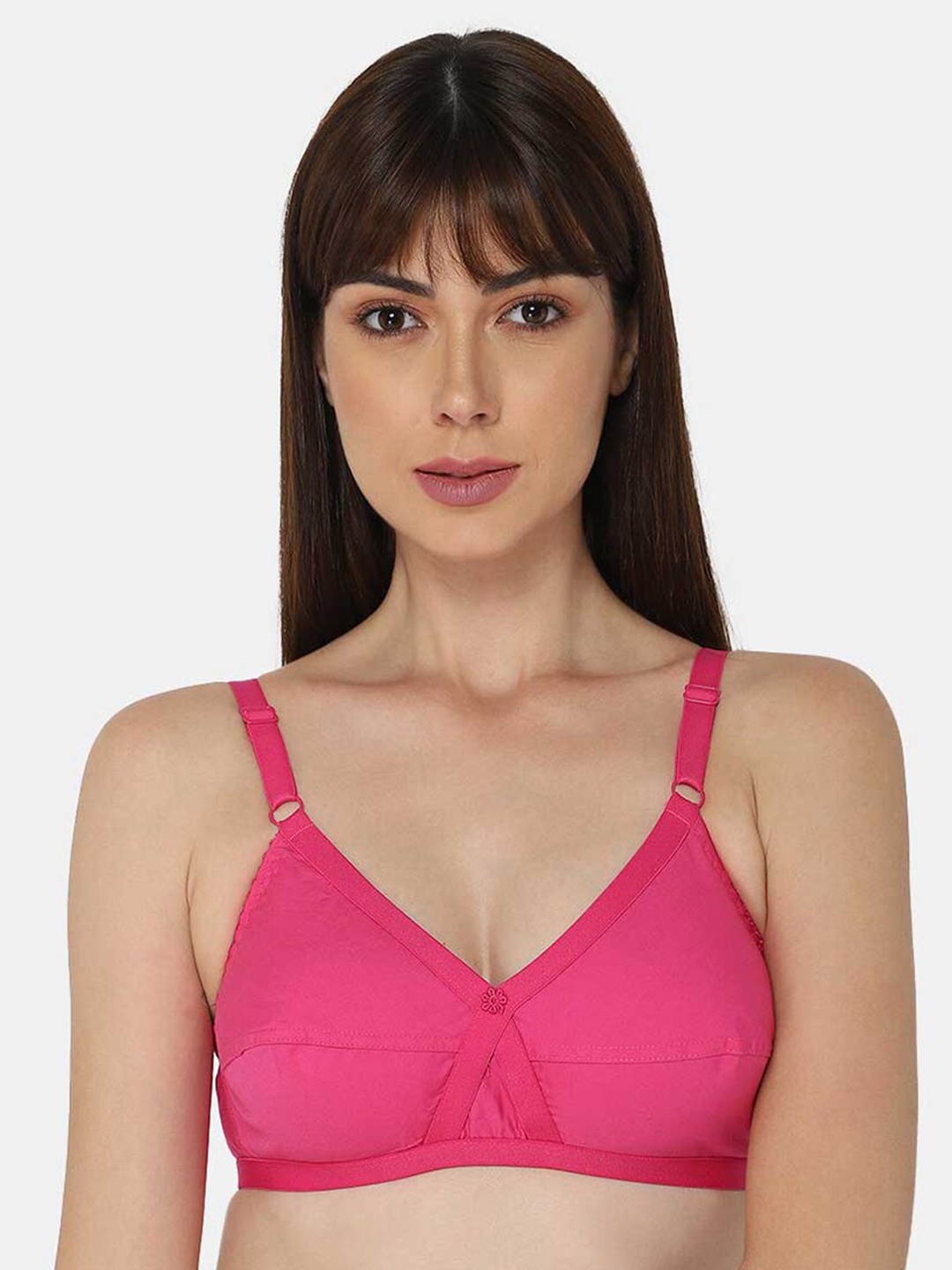 NAIDU HALL Full Coverage Pure Cotton Super Support Everyday Bra With All Day Comfort, Pink
NAIDU HALL Full Coverage Pure Cotton Super Support Everyday Bra With All Day Comfort, Pink