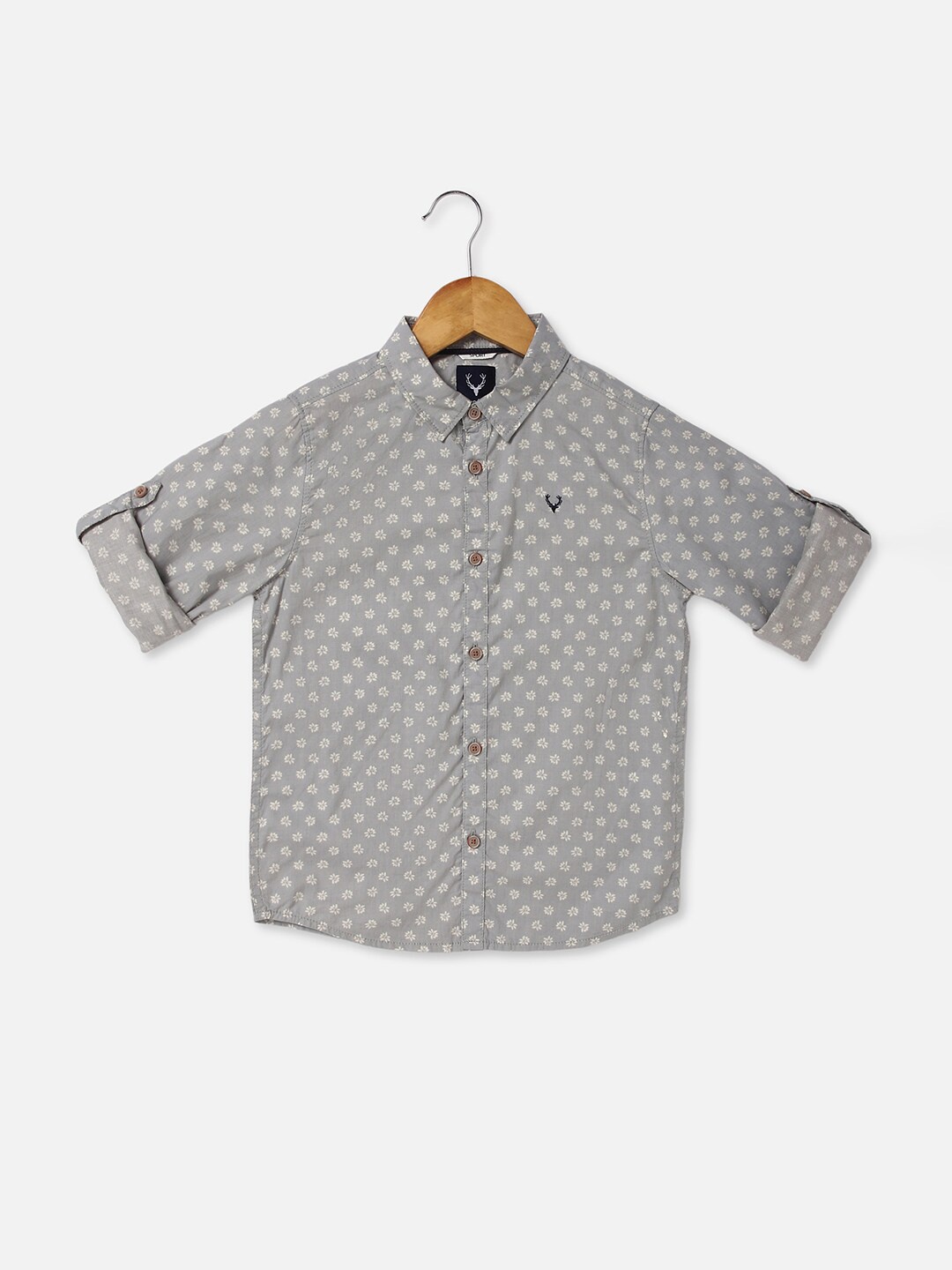 Allen Solly Junior Boys Slim Fit Micro Ditsy Printed Pure Cotton Casual Shirt, Grey
Allen Solly Junior Boys Slim Fit Micro Ditsy Printed Pure Cotton Casual Shirt, Grey