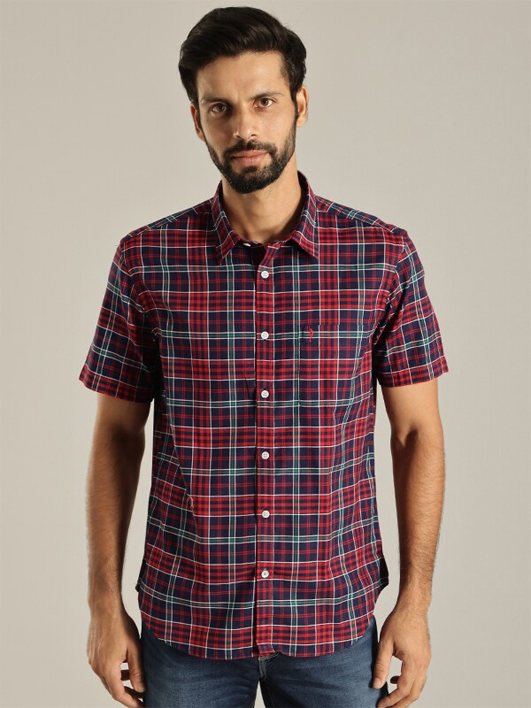 Indian Terrain India Slim Checked Printed Slim Fit Spread Collar Cotton Casual Shirt, Blue
Indian Terrain India Slim Checked Printed Slim Fit Spread Collar Cotton Casual Shirt, Blue