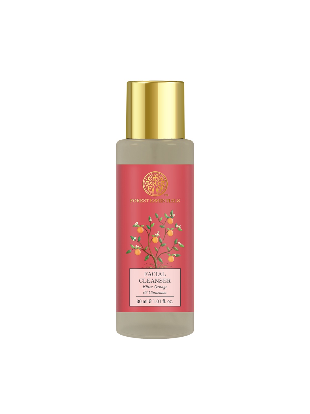 Forest Essentials Bitter Orange & Cinnamon Face Cleanser for Brightening Skin - 30 ml, Transparent
Forest Essentials Bitter Orange & Cinnamon Face Cleanser for Brightening Skin - 30 ml, Transparent