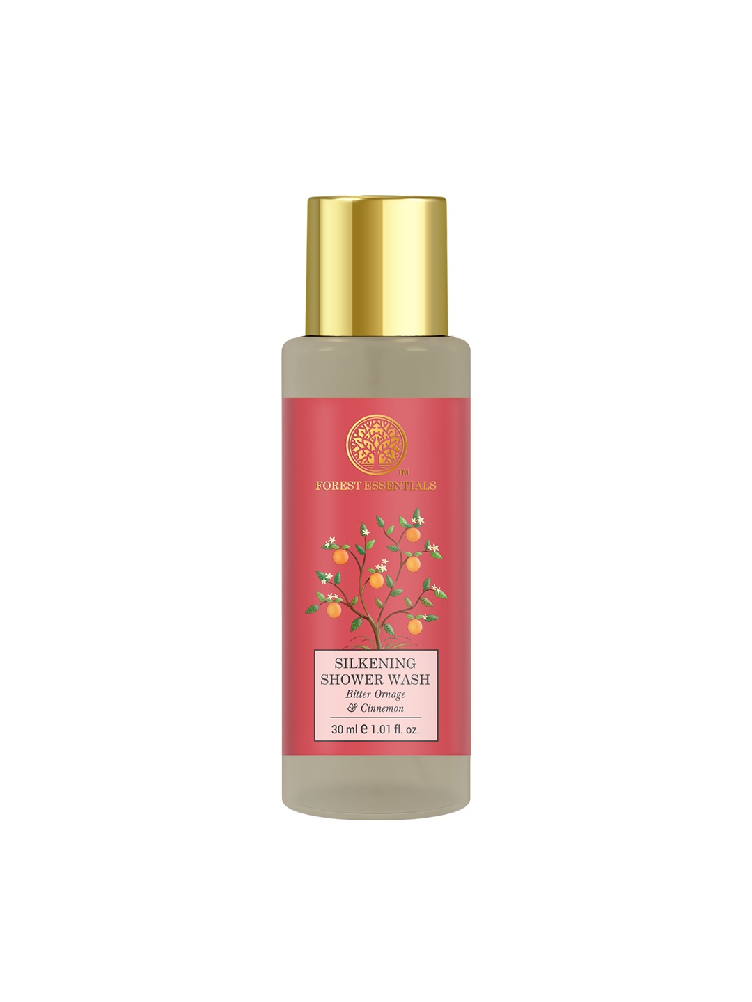 Forest Essentials Bitter Orange & Cinnamon Silkening Shower Wash - 30 ml, Transparent
Forest Essentials Bitter Orange & Cinnamon Silkening Shower Wash - 30 ml, Transparent