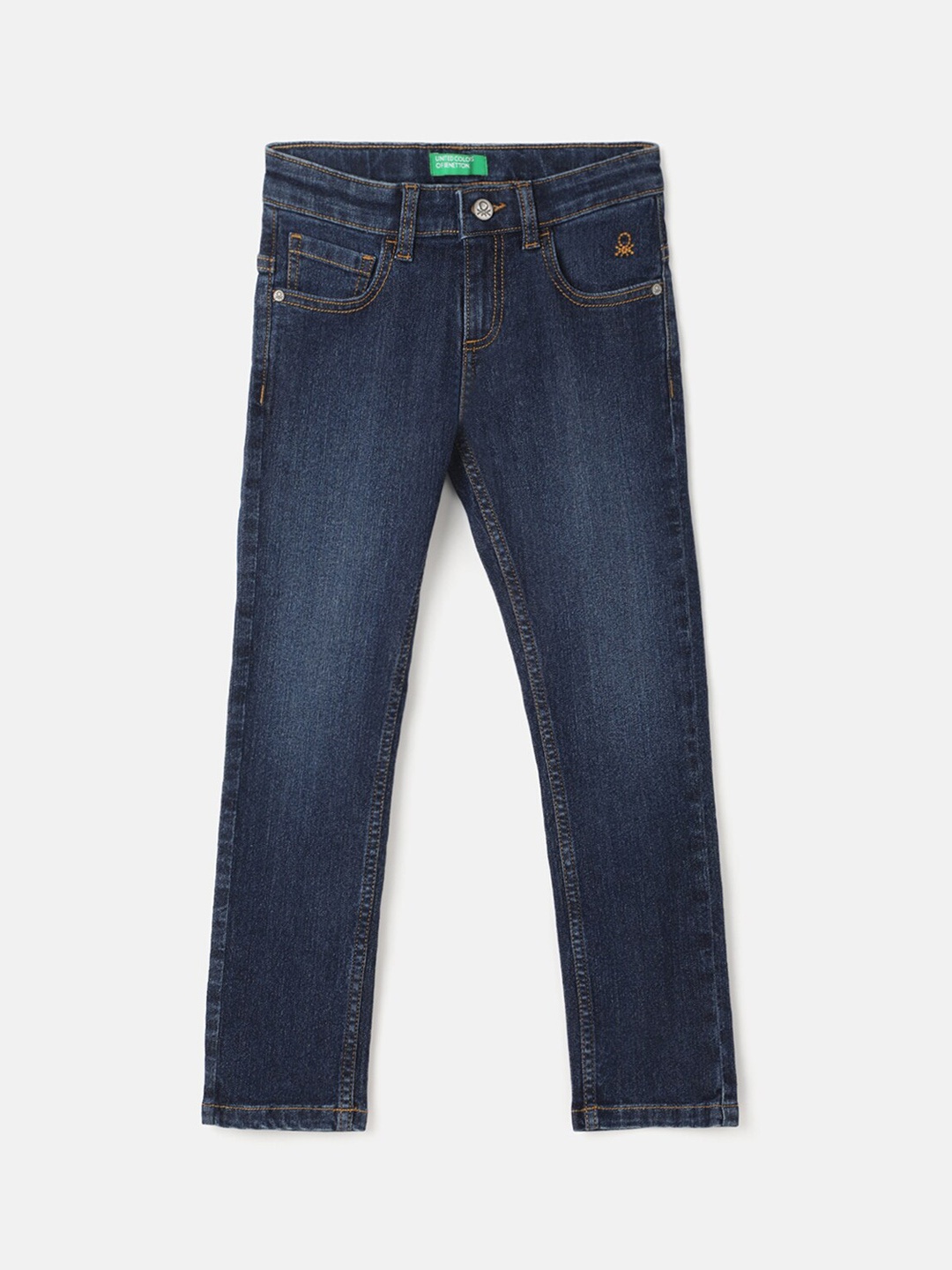 United Colors of Benetton Boys Mid-Rise Clean Look Slim Fit Light Fade Jeans, Blue
United Colors of Benetton Boys Mid-Rise Clean Look Slim Fit Light Fade Jeans, Blue