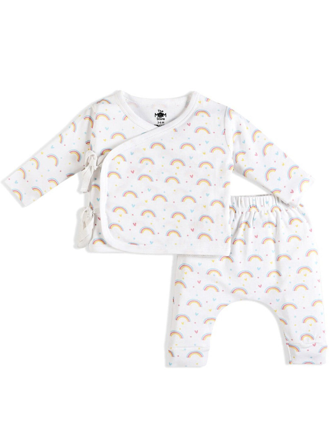 The Mom Store Infants Conversational Printed Pure Cotton T-shirt & Trousers, White
The Mom Store Infants Conversational Printed Pure Cotton T-shirt & Trousers, White