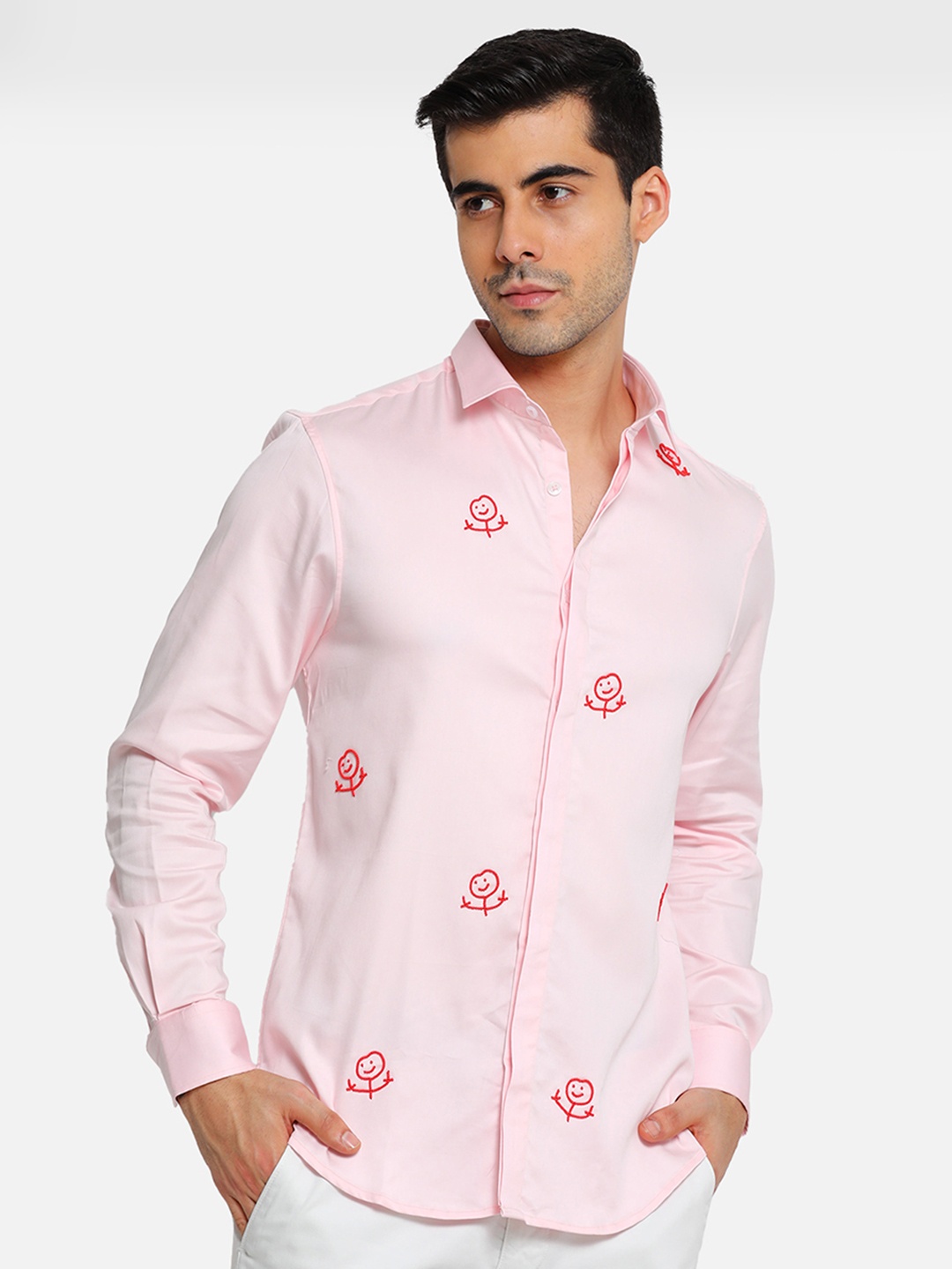 Komal Kothari Conversational Printed Cotton India Slim Fit Opaque Casual Shirt, Pink
Komal Kothari Conversational Printed Cotton India Slim Fit Opaque Casual Shirt, Pink