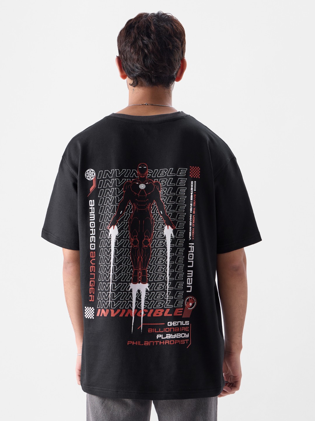 The Souled Store Round Neck Short Sleeves Typography Printed Oversized Cotton T-shirt, Black
The Souled Store Round Neck Short Sleeves Typography Printed Oversized Cotton T-shirt, Black