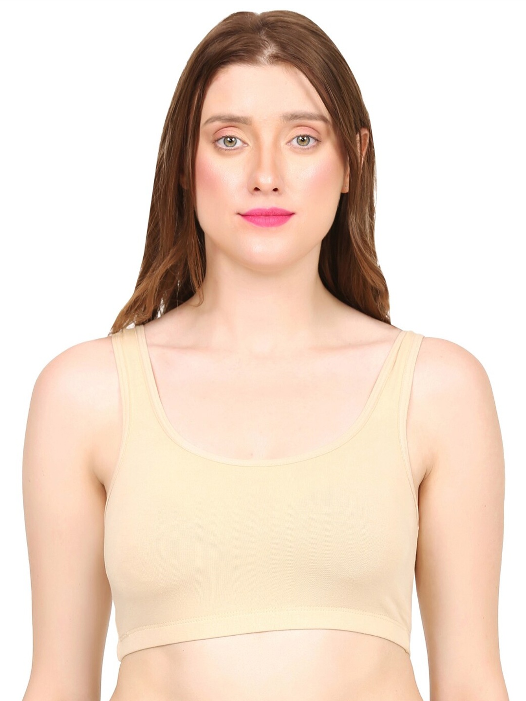 MYSHA Full Coverage Non Padded Non-Wired Dri Fit Sports Bra With All Day Comfort, Beige
MYSHA Full Coverage Non Padded Non-Wired Dri Fit Sports Bra With All Day Comfort, Beige