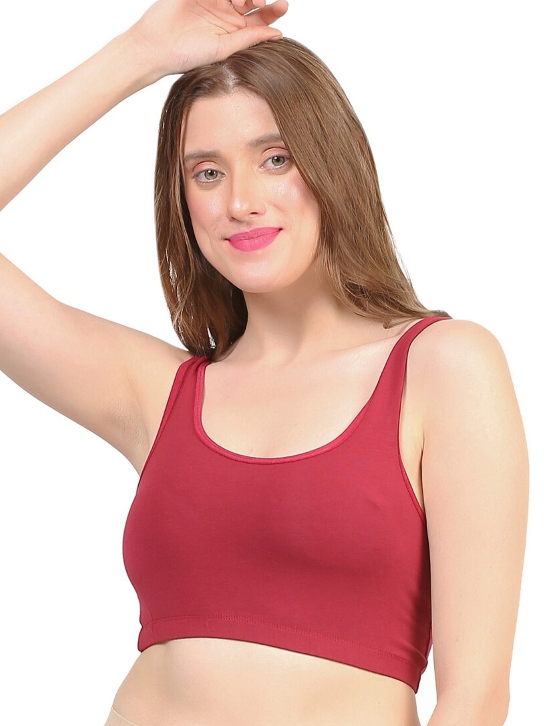 MYSHA Full Coverage Non Padded Non-Wired Dri Fit Sports Bra With All Day Comfort, Maroon
MYSHA Full Coverage Non Padded Non-Wired Dri Fit Sports Bra With All Day Comfort, Maroon