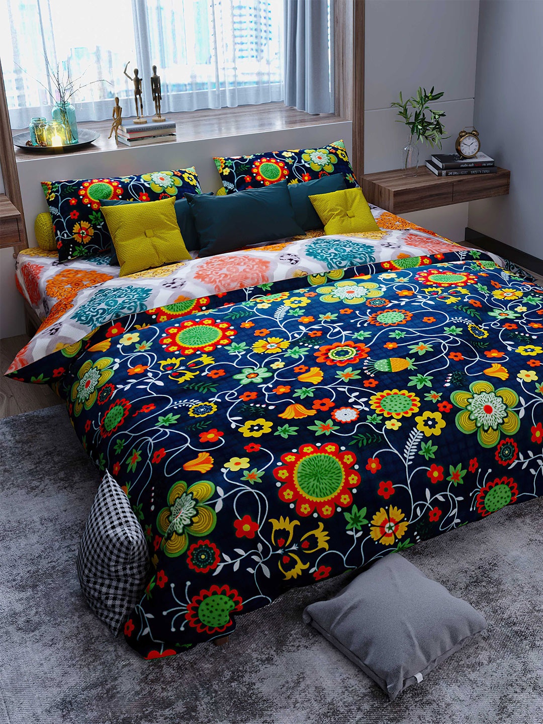 LABHAM Crystal Comforter Green Floral Heavy Winter Cotton 150 GSM Double Bed Comforter
LABHAM Crystal Comforter Green Floral Heavy Winter Cotton 150 GSM Double Bed Comforter