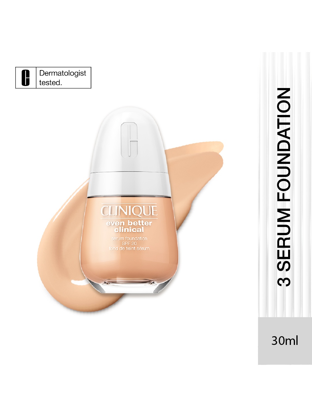 Clinique Even Better Clinical SPF 20 Broad Spectrum Serum Foundation 30ml - Fair CN 20, Beige
Clinique Even Better Clinical SPF 20 Broad Spectrum Serum Foundation 30ml - Fair CN 20, Beige