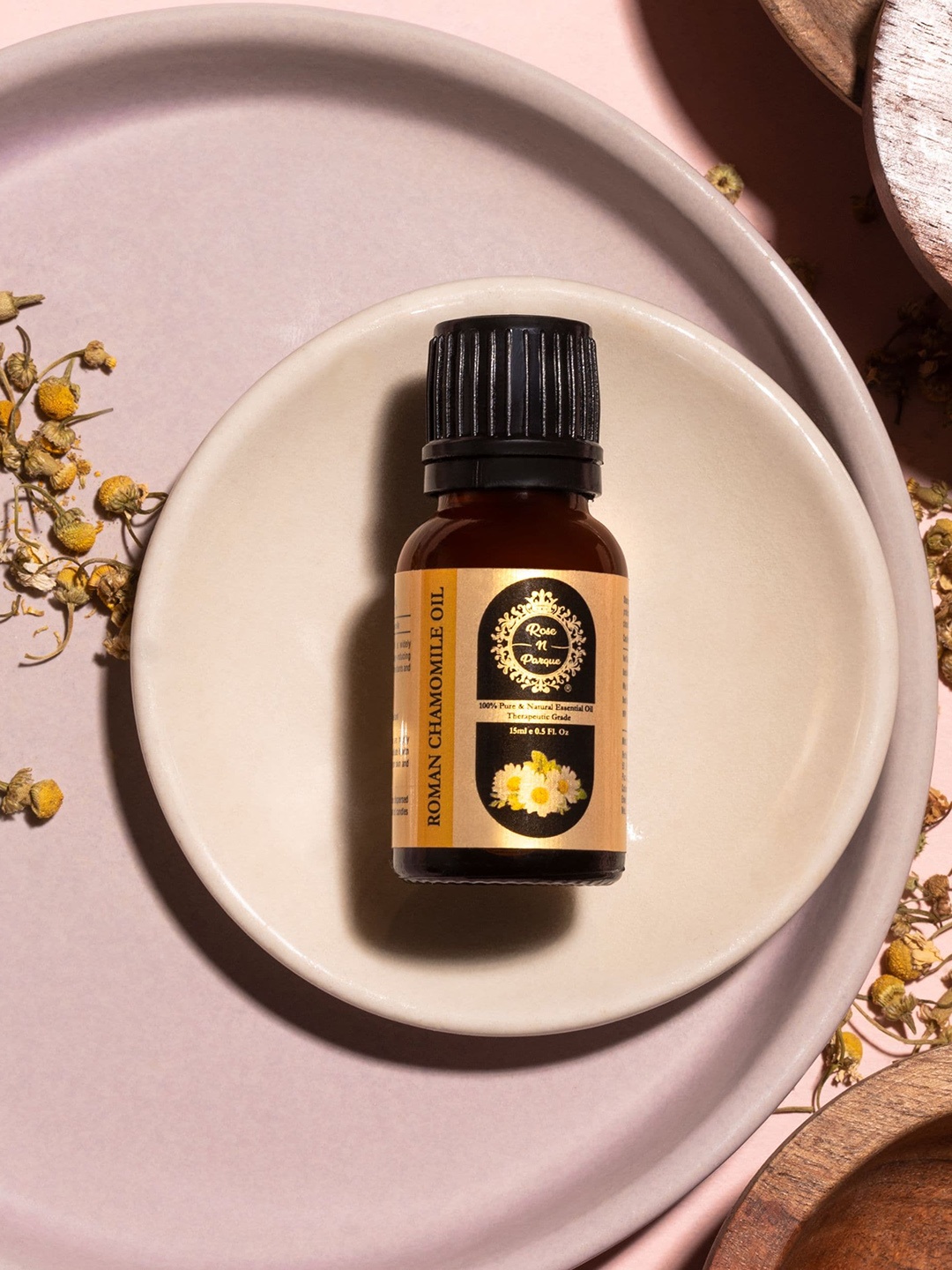 ROSENPARQUE Pure & Natural Therapeutic Grade Rome Chamomile Essential Oil - 15 ml, Brown
ROSENPARQUE Pure & Natural Therapeutic Grade Rome Chamomile Essential Oil - 15 ml, Brown
